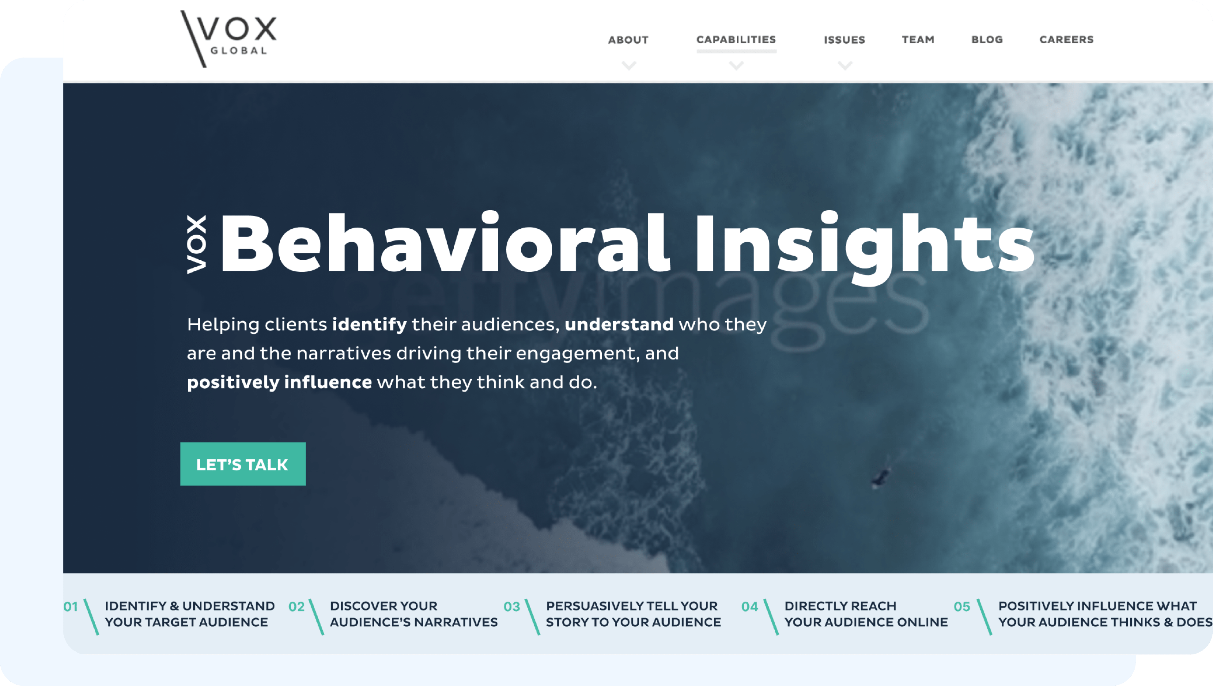 Bringing a public affairs firm's brand to life on WordPress