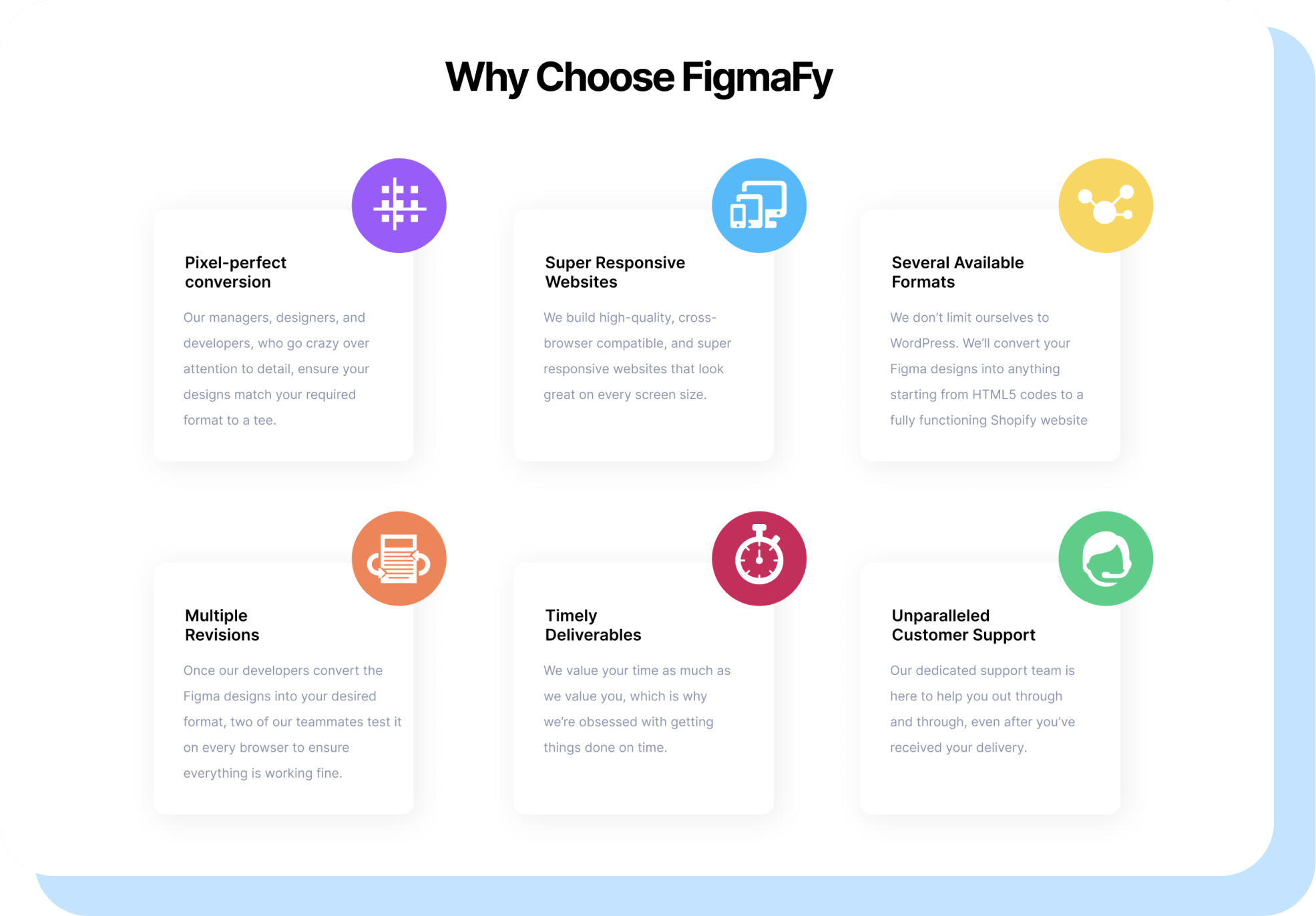 Figmafy delivered client project screenshot