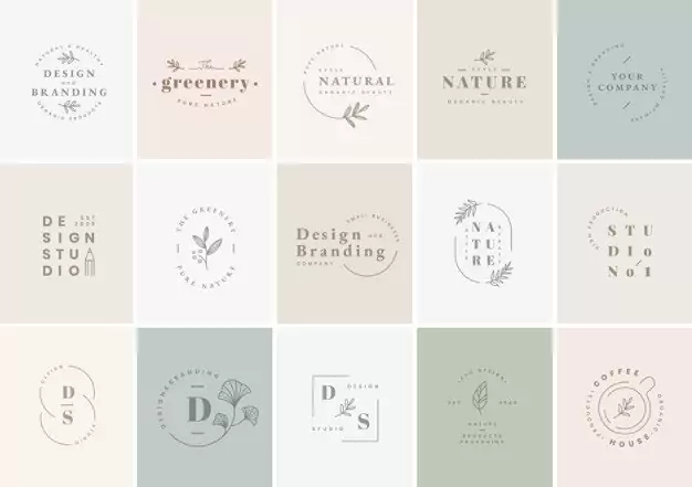 Floral brand and logo designs vector collection