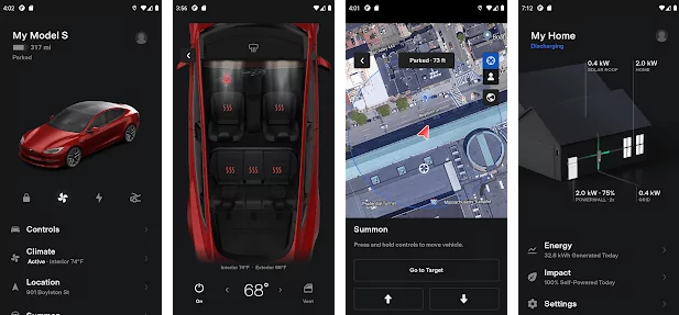 tesla app