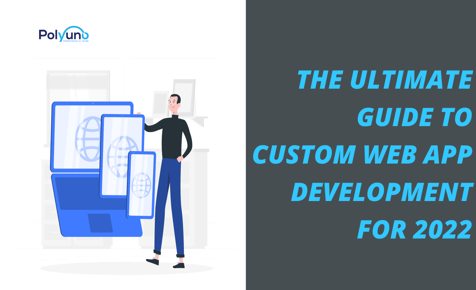 The Ultimate Guide To Custom Web App Development For 2022 cover